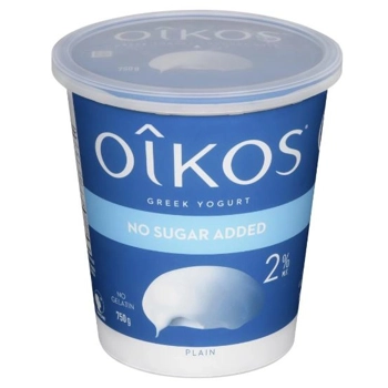 Yogourt Grec 2% - Nature Sans sucre Ajouté