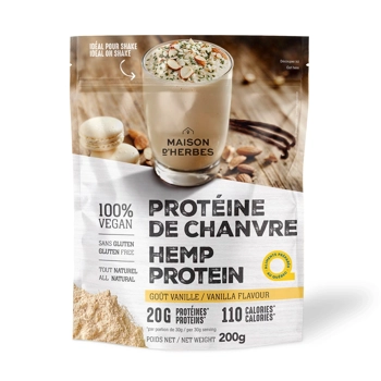 Protéine de chanvre à la vanille