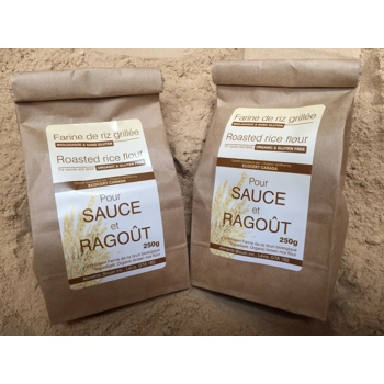 Farine de riz grillée sans-gluten pour sauce et ragoût