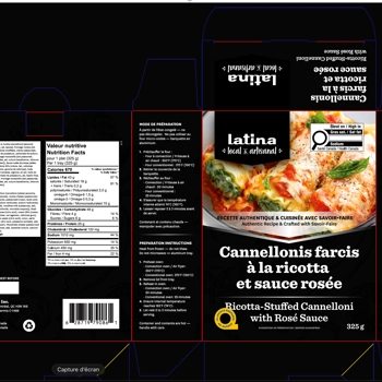 CANNELLONIS FARCIS À LA RICOTTA ET SAUCE ROSÉE