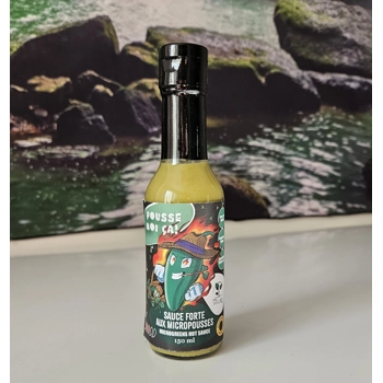 Sauce forte infusée aux micropousses