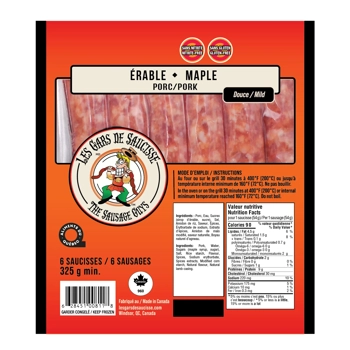 Saucisse Érable