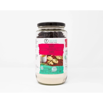 Cranberries, white chocolate & rosemary cookies