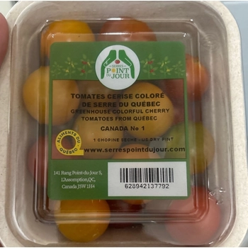 Tomates cerises couleurs pinte sèche