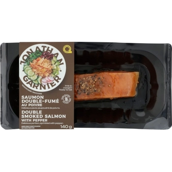 Saumon double fumé au poivre