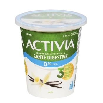 Yogourt Probiotiques actifs Sans Gras Vanille