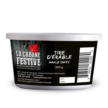 Tire d'érable biologique