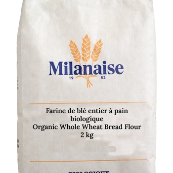 Farine de blé entier à pain biologique