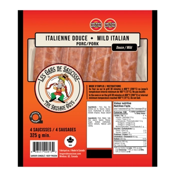Saucisse Italienne Douce