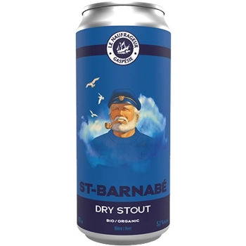 St-Barnabé, Dry stout, Bière à 5,2%, Bio