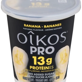 Yogourt Grec - Banane - Sans sucre ajouté - Protéines