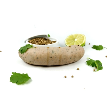 Saucisse fraîche de porc à la lime et coriandre