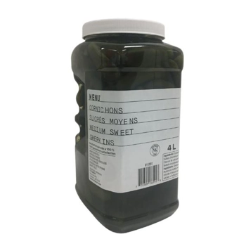 Cornichons sucrés moyens