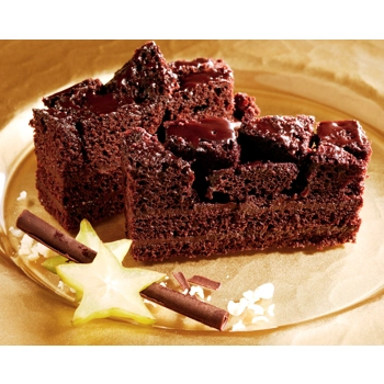 Chocolate avalanche slab cake