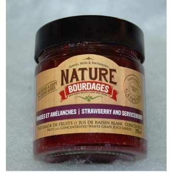 Tartinade de fraises et amélanches