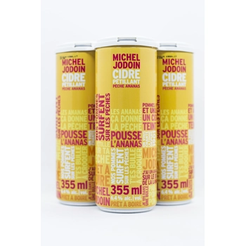 Cidre pétillant pêche-ananas