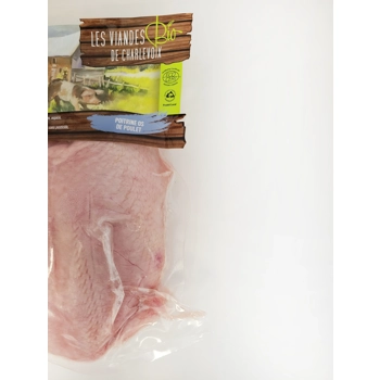 Poitrine de poulet avec os bio