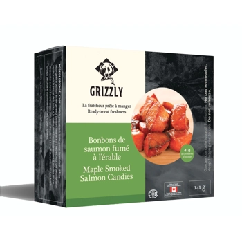 Bonbons de saumon fumé à l'érable