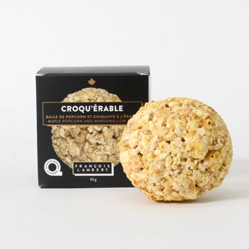 Croqu'Érable - Balle de popcorn et guimauve à l'érable