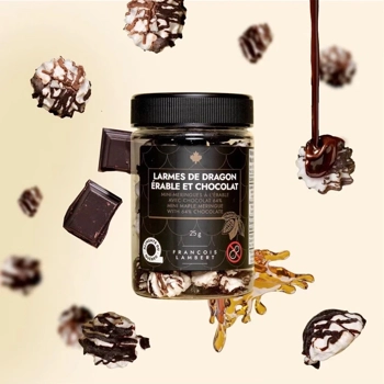 Mini-meringues à l'érable et au chocolat.