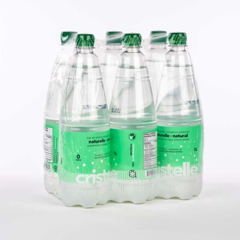 Eau naturelle gazéifiée