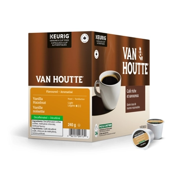 Café Vanille noisette décaféiné- torréfaction légère - K-Cup