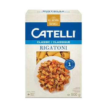 Pâtes Rigatoni Catelli Classique