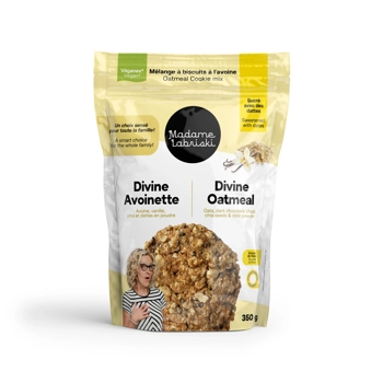 Mélange à biscuits à l'avoine végane (sans sucrer raffiné ajouté) - Divine Avoinette