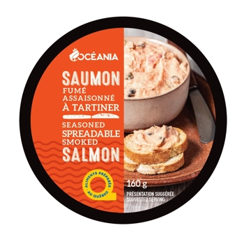 Seasoned spreadable SMOKED SALMON