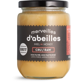 Miel d'automne brut cru non filtré