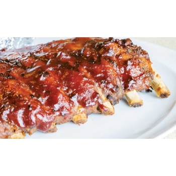 ½ côte levée cuite sauce BBQ