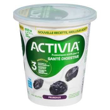 Yogourt Probiotiques Actifs Pruneaux