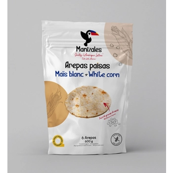 Arepas de maïs blanc