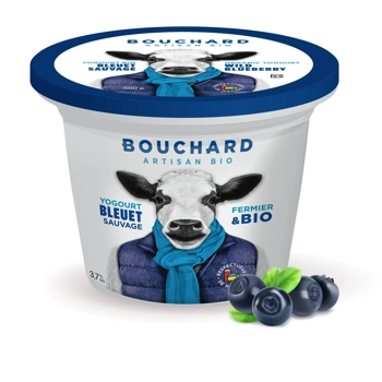 Organic and farmer - Wild blueberry yogurt