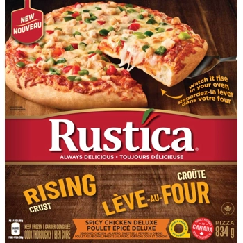 Rustica Rising Crust Spicy Chicken Deluxe Pizza