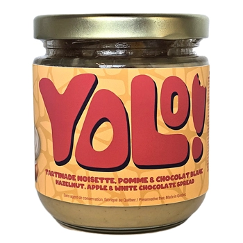 Crème de noisette aux pommes.