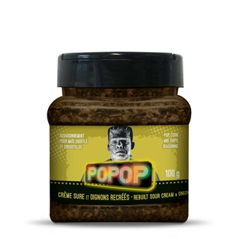 Assaisonnement popop crème sur et oignons recréés