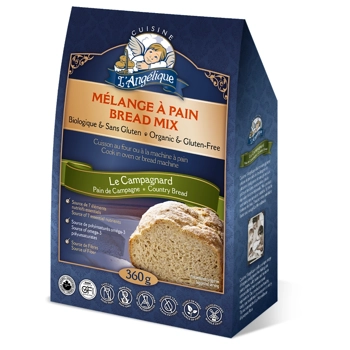Mélange à Pain Le Campagnard, biologique, sans gluten et sans riz