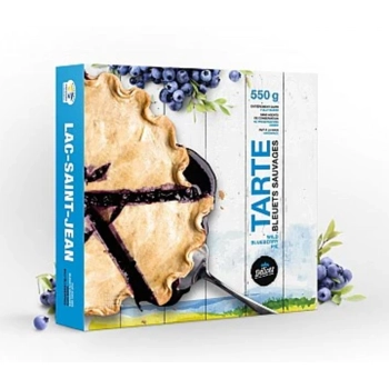 Wild blueberry pie