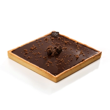 Dark chocolate tart
