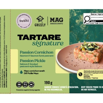 Tartare Passion cornichon - Saumon&saumon Pastrami