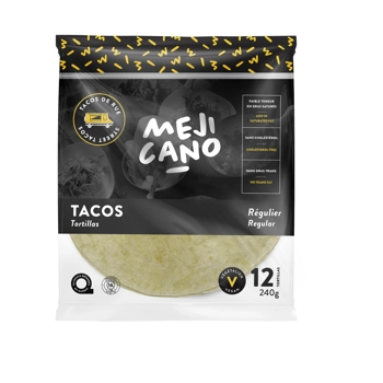 Tortillas régulier 4.5"- Tacos