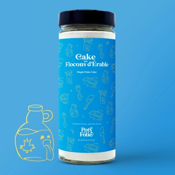 Cake aux flocons d'érable