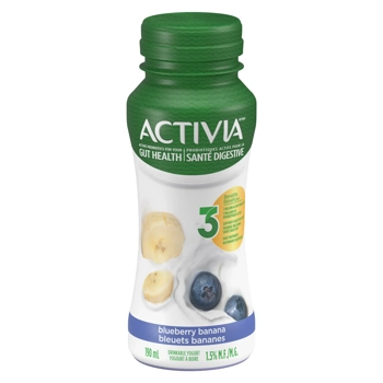 Lait frappé Probiotiques Bleuets Bananes