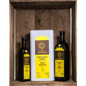 Huile de tournesol biologique