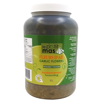 Fleurs d'ail fermentées dans l'huile 2l