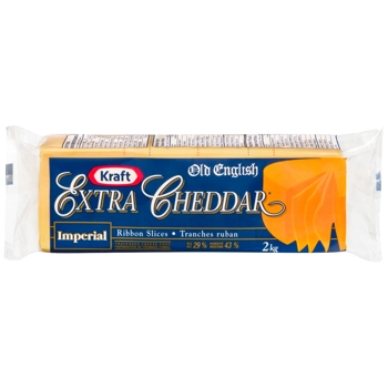 KRAFT OLD ENGLISH EXTRA CHEDDAR SLICES