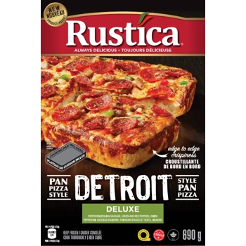 Rustica Detroit Style Pan Pizza Deluxe