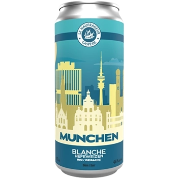 München, Blanche hefeweizen, Bière à 4,5%, Bio