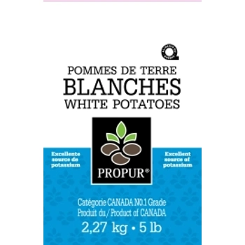 Pommes De Terre Blanches 5 lbs
